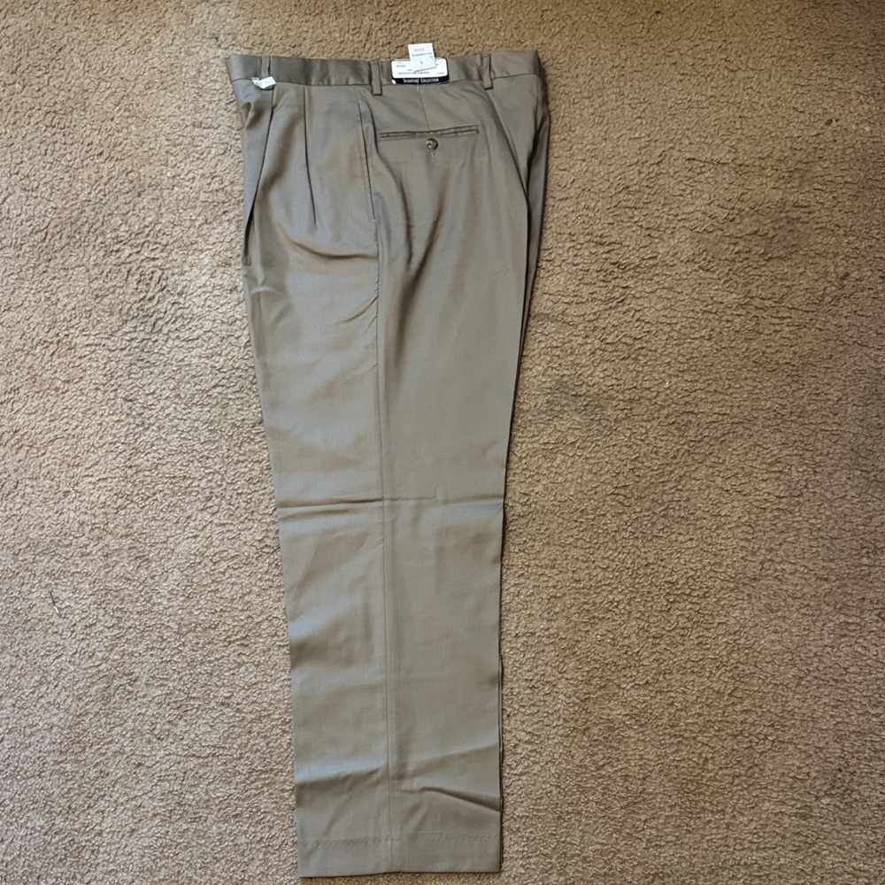 Josef Seibel Men's Brown Dress Pants